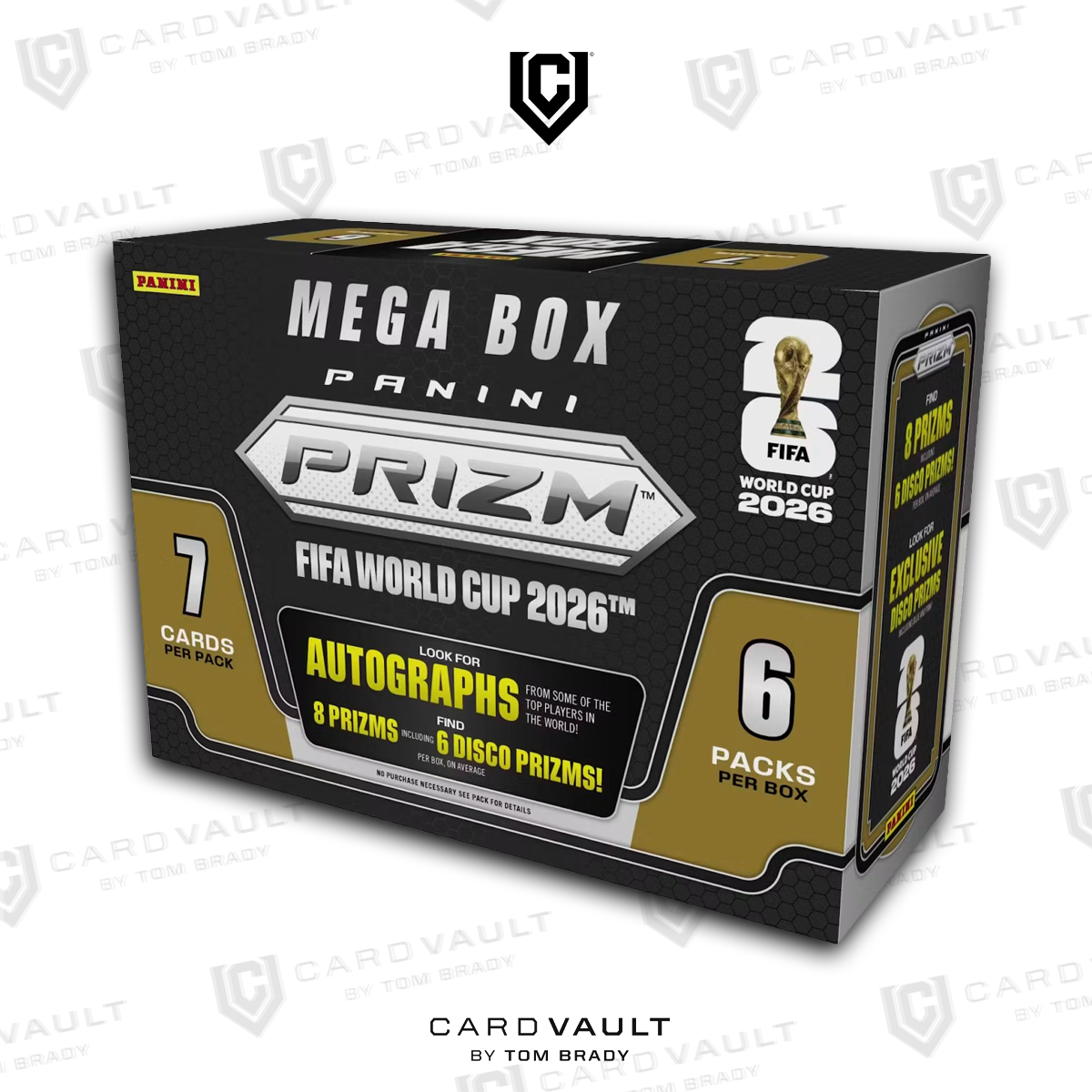 2026 Panini Prizm FIFA World Cup Soccer Mega Box