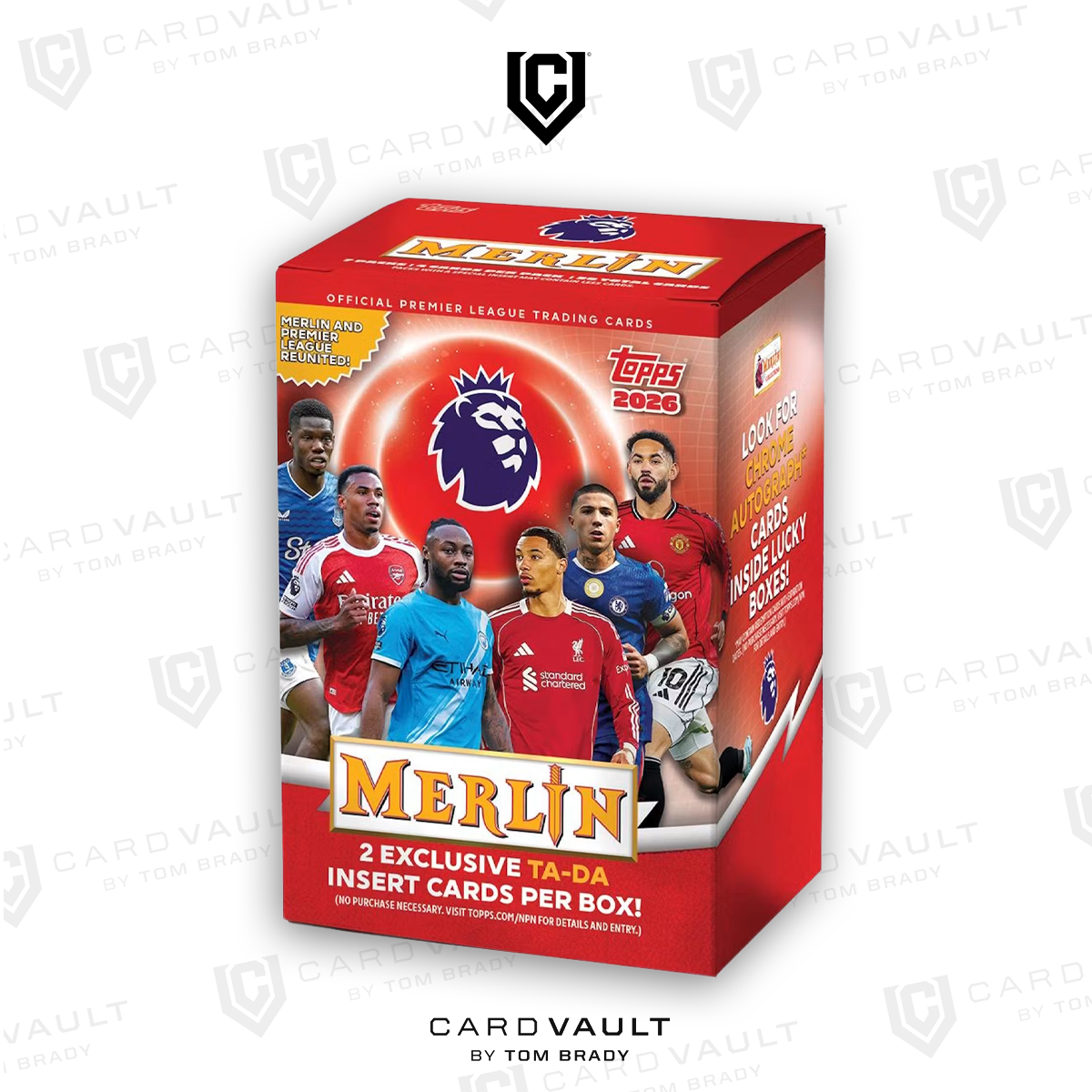 2025-26 Topps Merlin Premier League Soccer Blaster Box