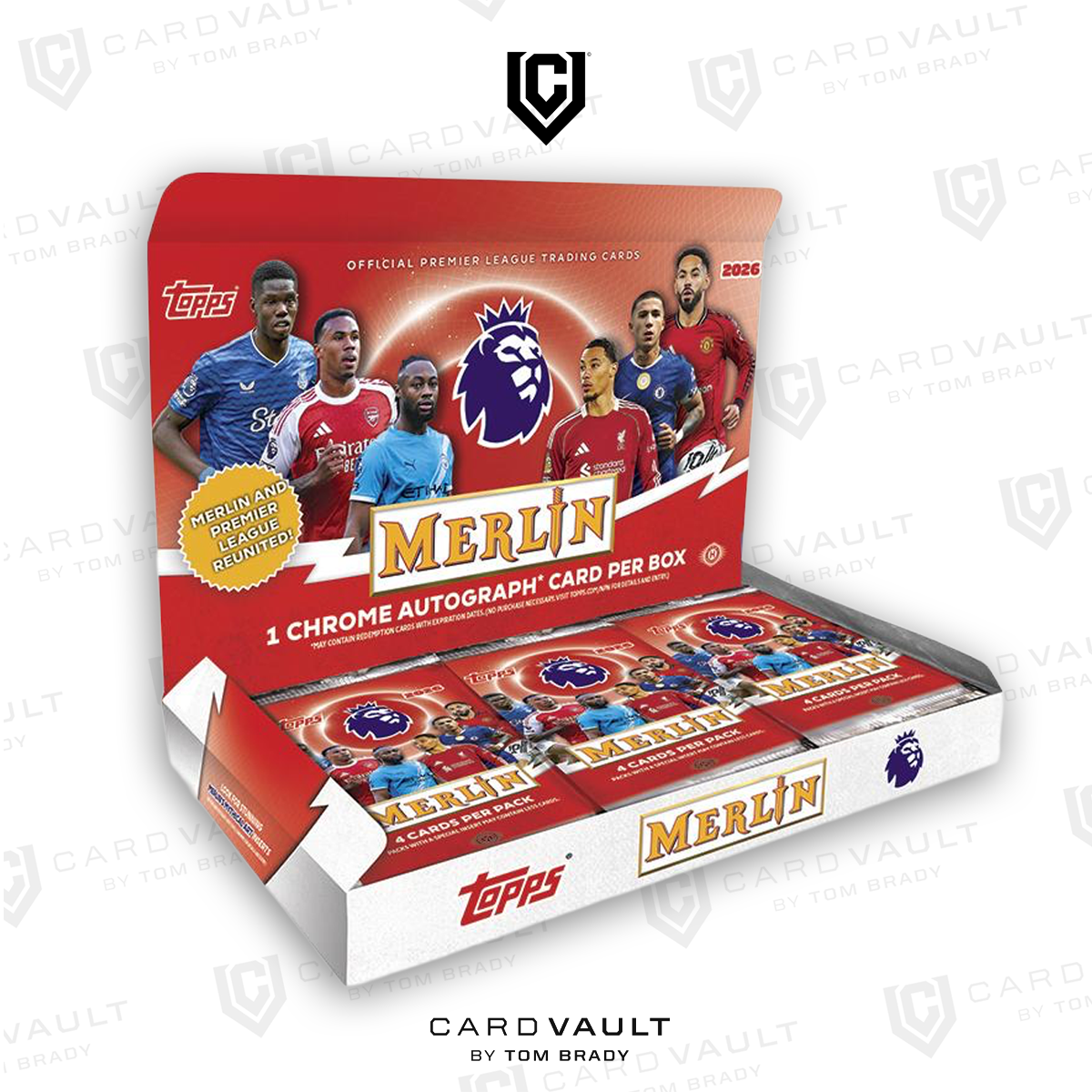 2025-26 Topps Merlin Premier League EPL Soccer Hobby Box
