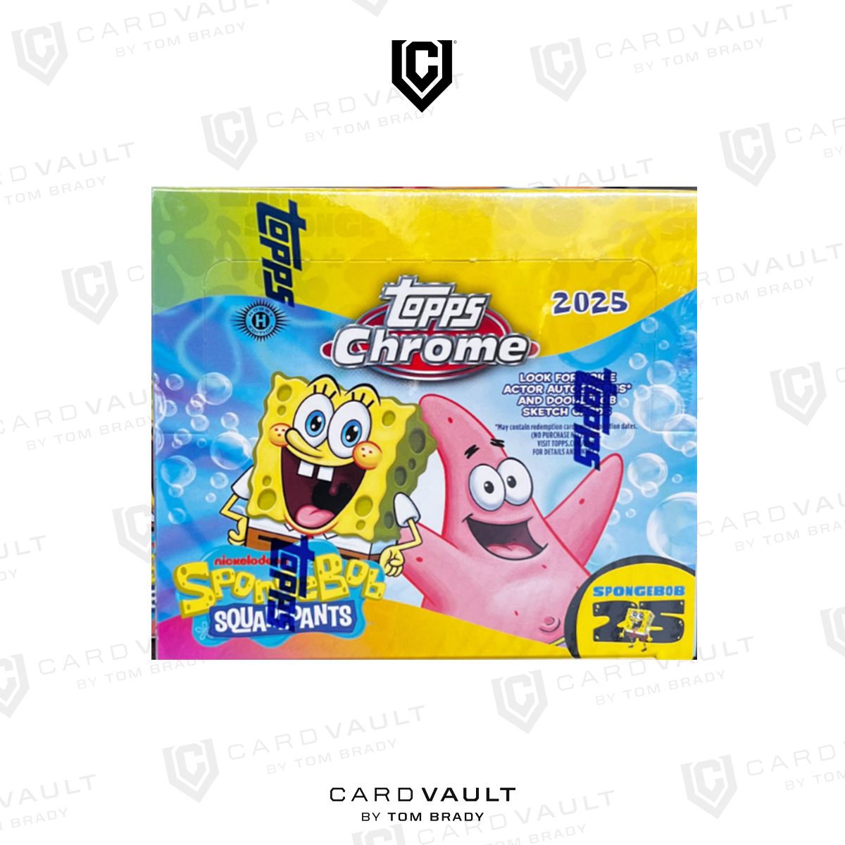 2025 Topps Chrome SpongeBob 25th Anniversary Hobby Box
