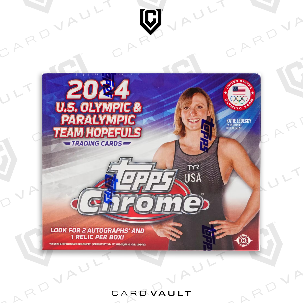 2024 Topps Chrome U.S. Olympic & Paralympic Hopefuls Hobby Box