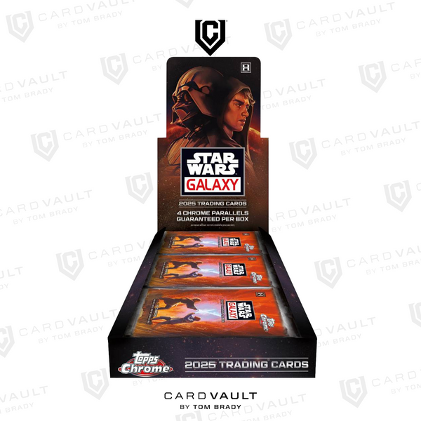 2025 Topps Star Wars Chrome Galaxy Hobby Box – CardVault by Tom Brady