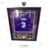Anthony Davis Signed Framed Lakers 75th Anniversary Logoman Jersey UDA COA