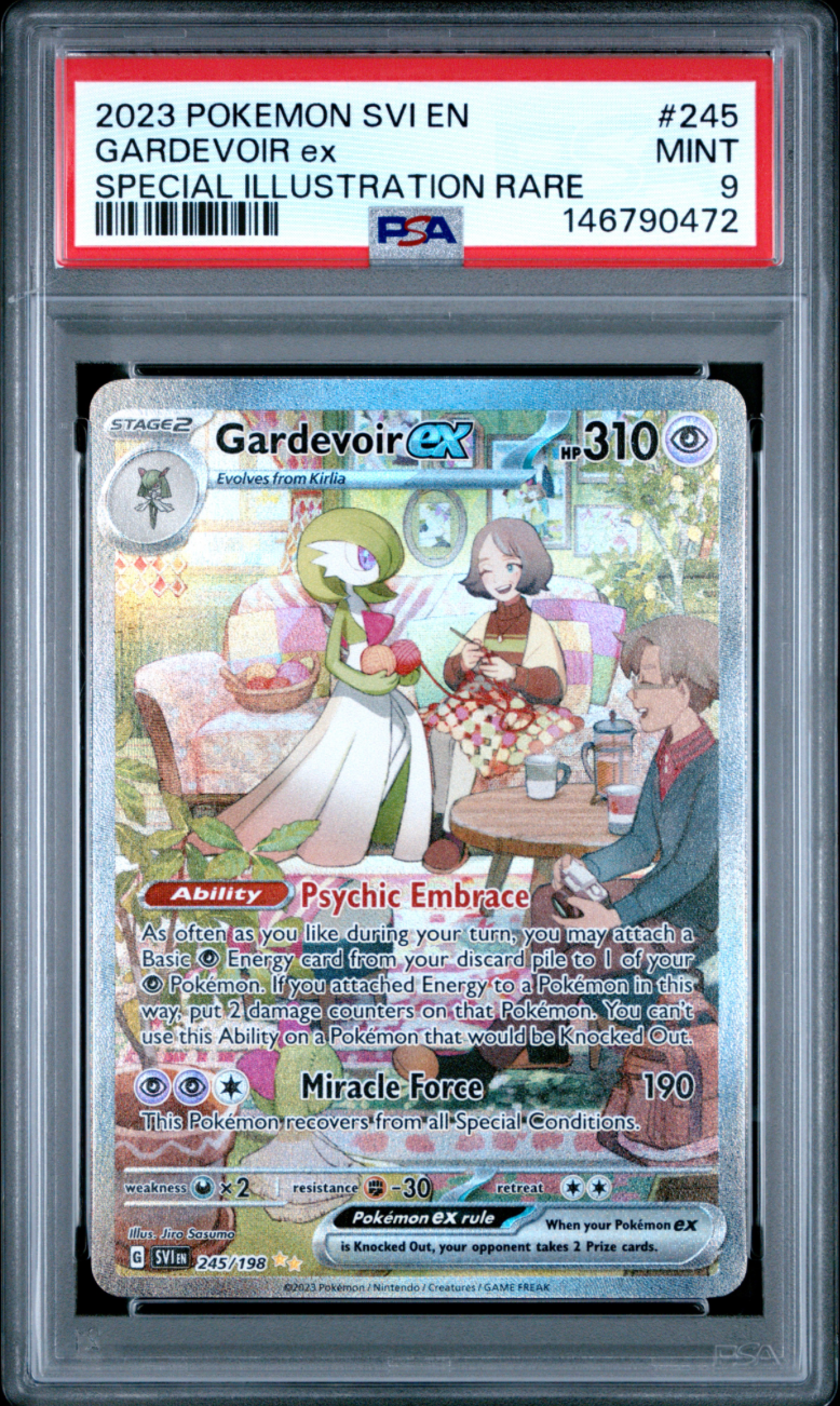 2023 POKEMON SVI EN-SCARLET & VIOLET #245 GARDEVOIR EX SPECIAL ILLUSTRATION RARE PSA 9 2