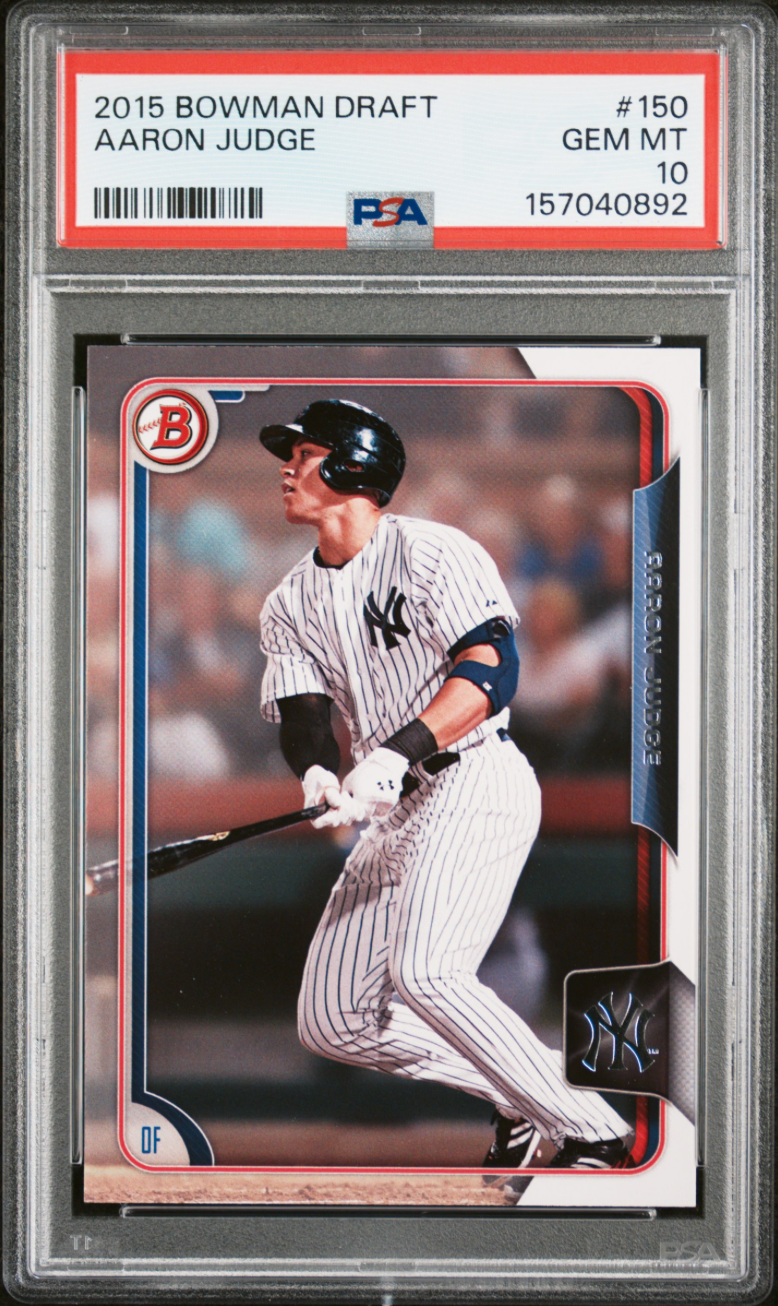 2015 BOWMAN DRAFT 150 AARON JUDGE PSA 10 7-5