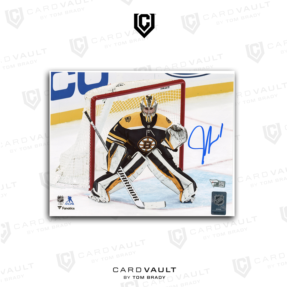 Jeremy Swayman 8x10 Autographed Photo (A)