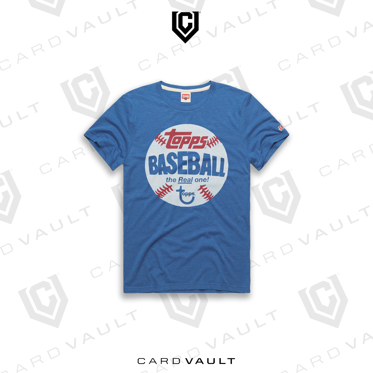 Homage x Topps Baseball The Real One Blue Tee