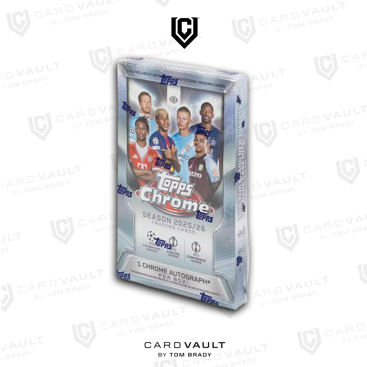 2025-26 Topps Chrome UEFA Club Competitions Soccer Hobby Box