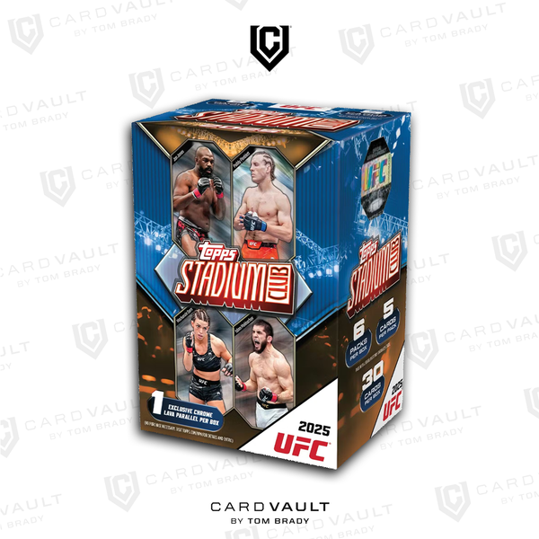 2025 Topps UFC Stadium Club Blaster Box – CardVault by Tom Brady