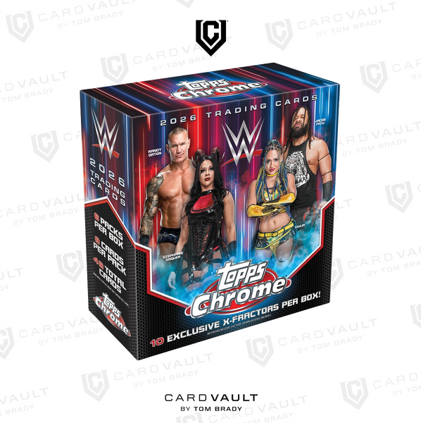 2026 Topps Chrome WWE Mega Box – CardVault by Tom Brady