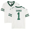 Ahmad "Sauce" Gardner New York Jets Autographed Deluxe Framed Fanatics Authentic White Limited Jersey