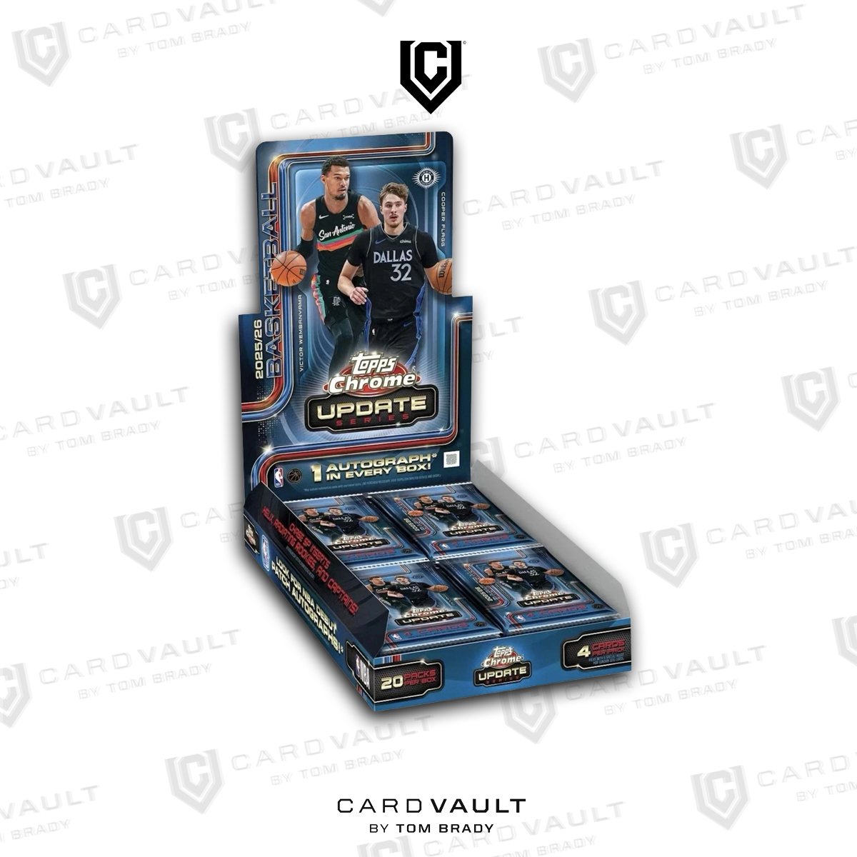 2025-26 Topps Chrome Update Series Basketball Hobby Box