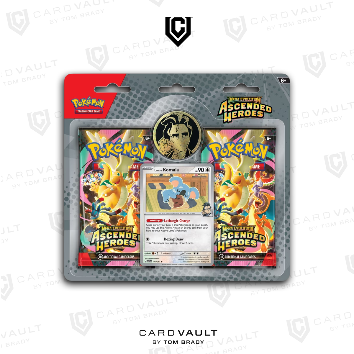 Pokémon Mega Evolution: Ascended Heroes Erika/Larry 2-Pack Blister –  CardVault by Tom Brady