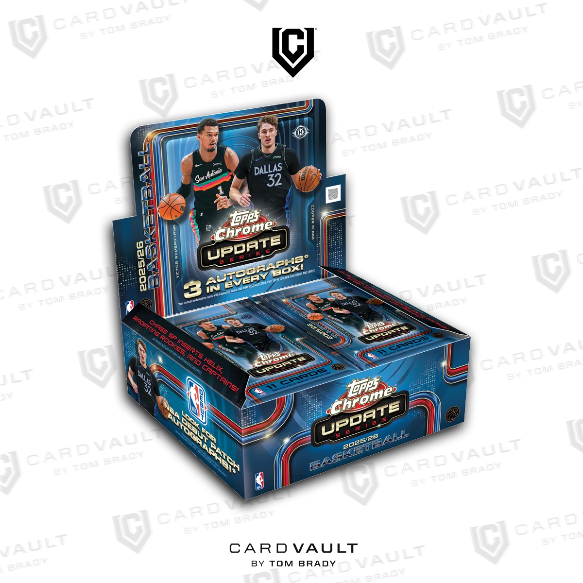 2025-26 Topps Chrome Update Series Basketball Hobby Jumbo Box
