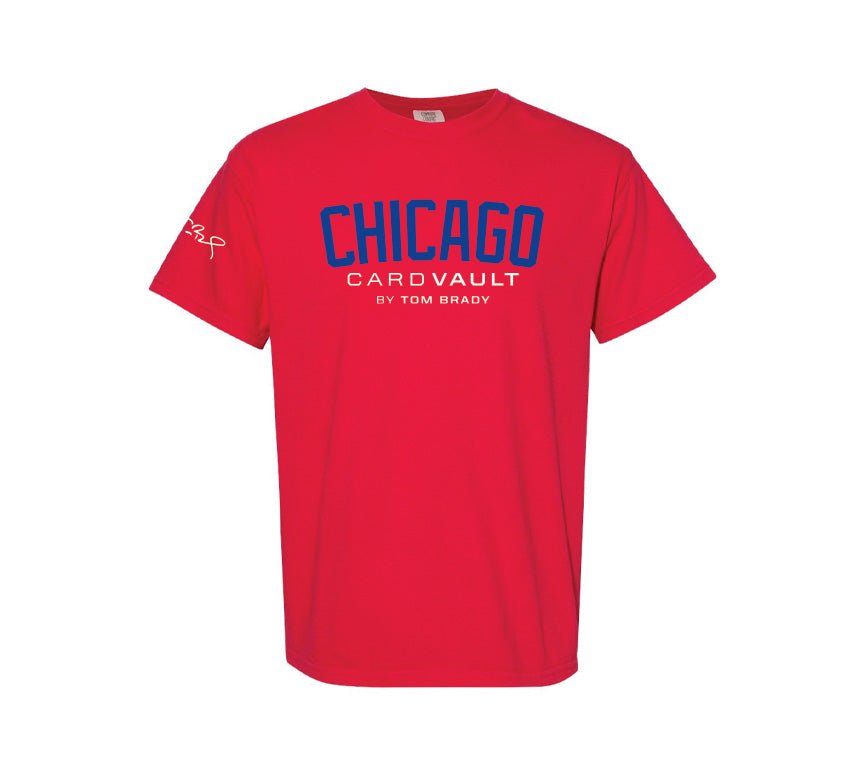CVTB Wordmark Logo Signature Tee: Chicago Edition - CardVault by Tom Brady