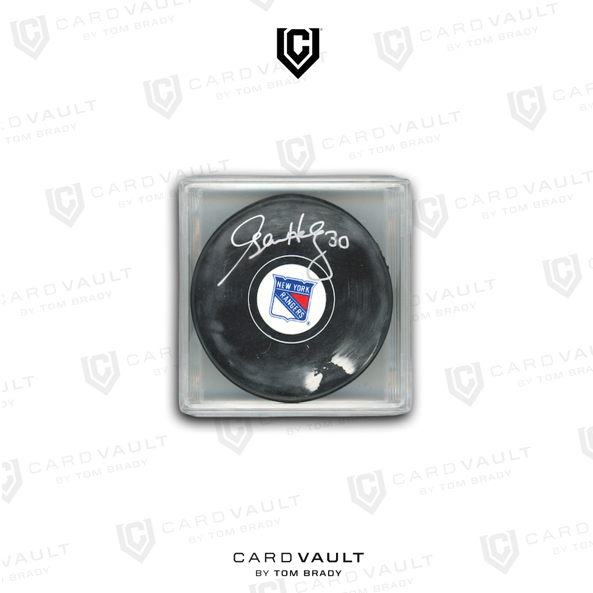 Glenn Healey Signed Fanatics Authentic Hockey Puck