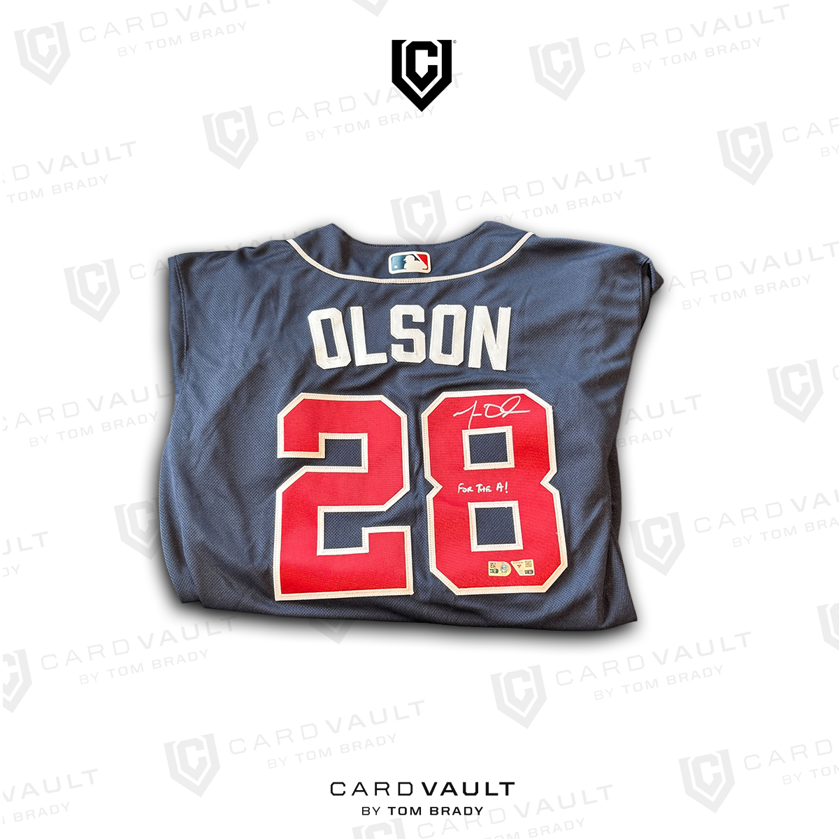 Matt Olson Fanatics Authentic Signed Braves Jersey W/ "For the a" Inscription