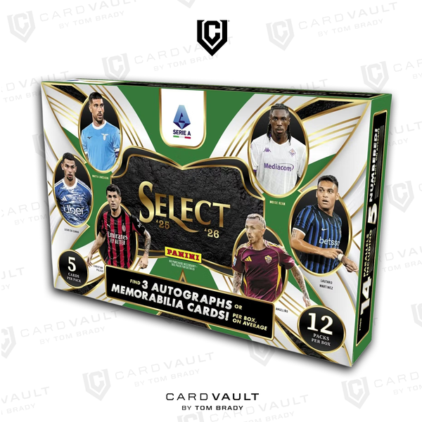 2025/26 Panini Select Serie A Soccer Hobby Box – CardVault by Tom