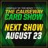 CAUSEWAY CARD SHOW VENDOR TABLE 8.23.25