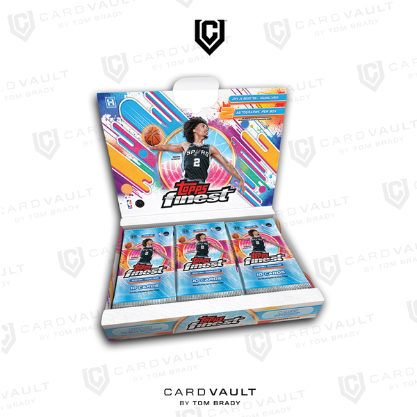 2025-26 Topps Finest Basketball Hobby Box – CardVault by Tom Brady